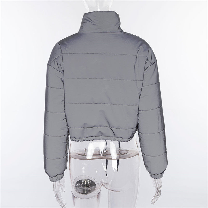 Reflective Winter Jacket Short Women