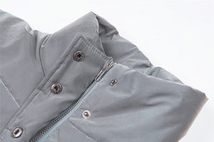 Reflective Winter Jacket Short Women