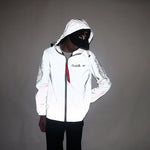 Load image into Gallery viewer, CATCH ME Reflective Jacket Women Men Windbreaker Hooded
